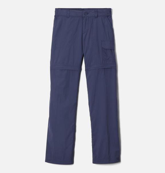 Columbia Silver Ridge IV Convertible Pants Blue For Girls NZ85124 New Zealand